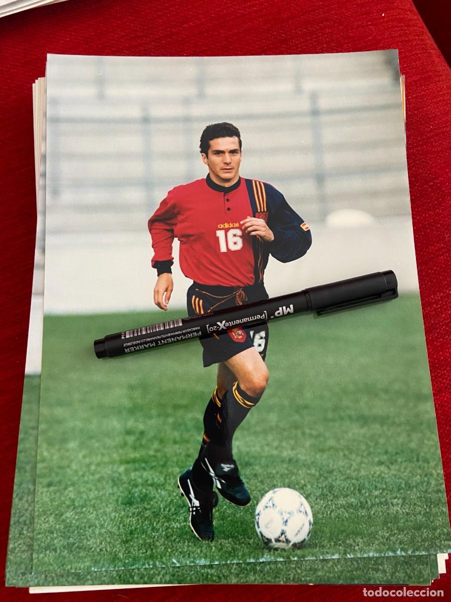 Collectionnisme sportif: F31005 FOTO FOTOGRAFIA ORIGINAL ESPA&Ntilde;A SELECCION ESPA&Ntilde;OLA GUILLERMO AMOR