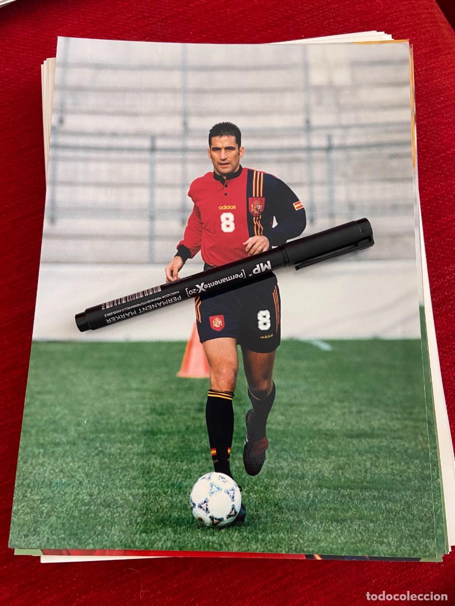 Collectionnisme sportif: F31006 FOTO FOTOGRAFIA ORIGINAL ESPA&Ntilde;A SELECCION ESPA&Ntilde;OLA PIZZI