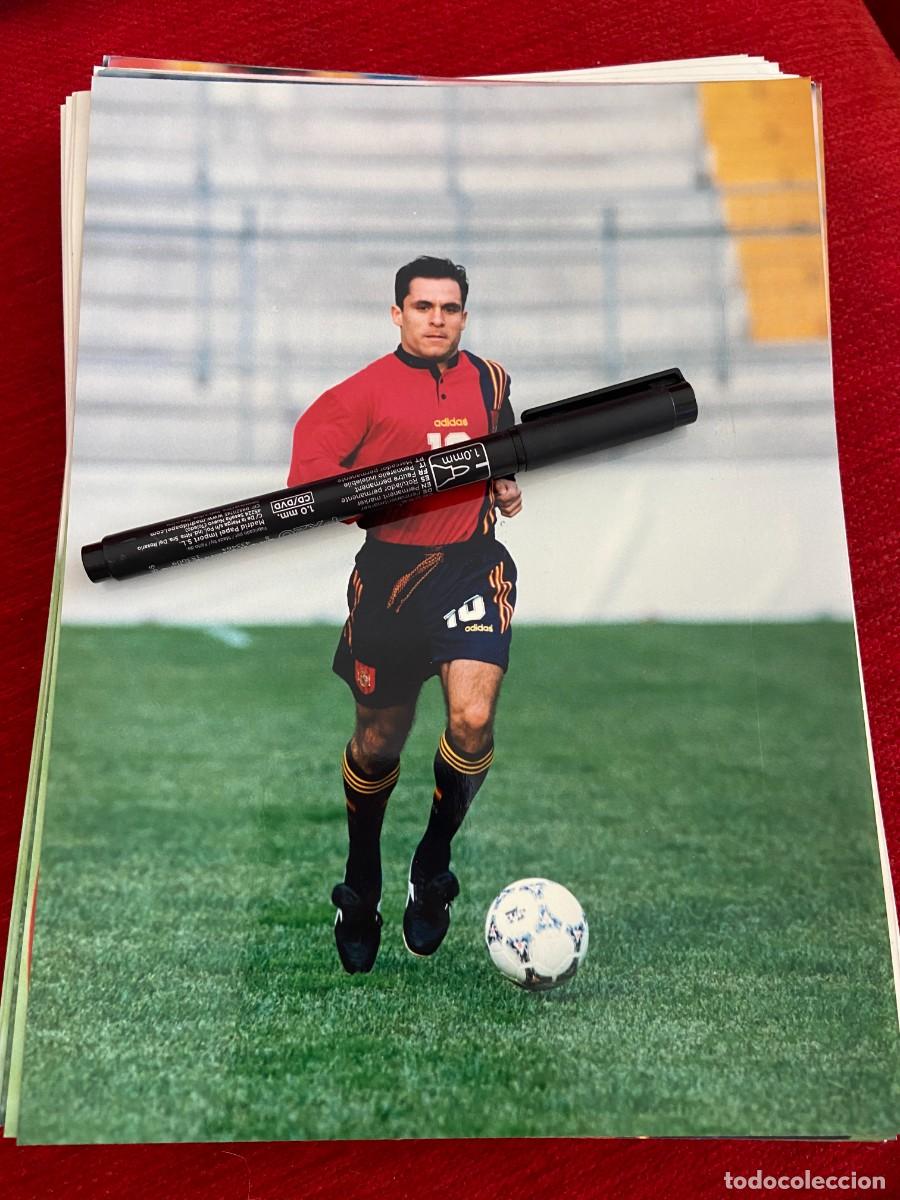 Collectionnisme sportif: F31007 FOTO FOTOGRAFIA ORIGINAL ESPA&Ntilde;A SELECCION ESPA&Ntilde;OLA SERGI BARJUAN