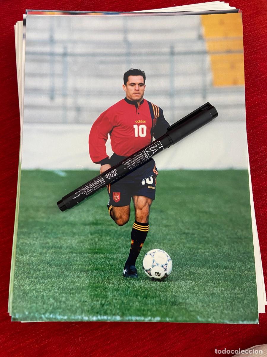 Collectionnisme sportif: F31009 FOTO FOTOGRAFIA ORIGINAL ESPA&Ntilde;A SELECCION ESPA&Ntilde;OLA SERGI BARJUAN