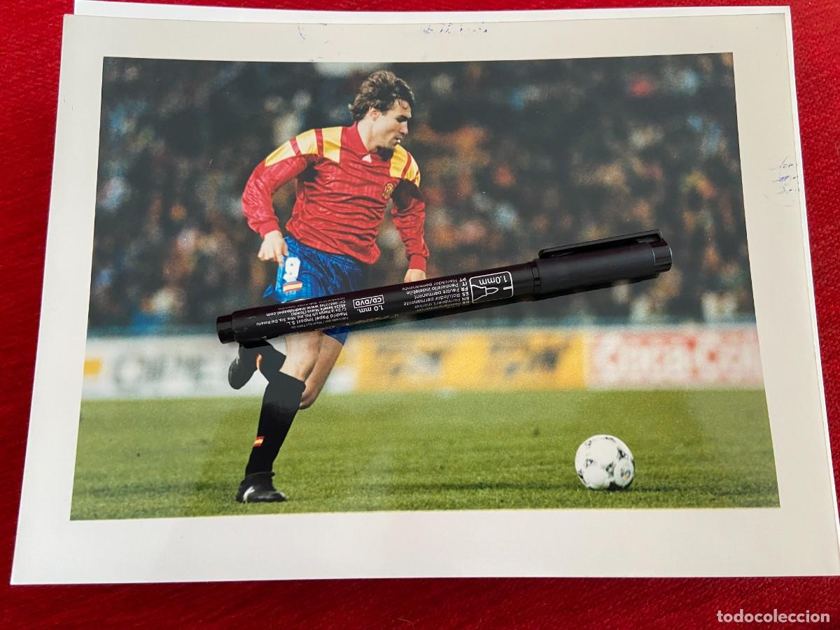 Sports collectibles: F31085 FOTO FOTOGRAFIA ORIGINAL SELECCION ESPA&Ntilde;OLA ESPA&Ntilde;A JULIO SALINAS