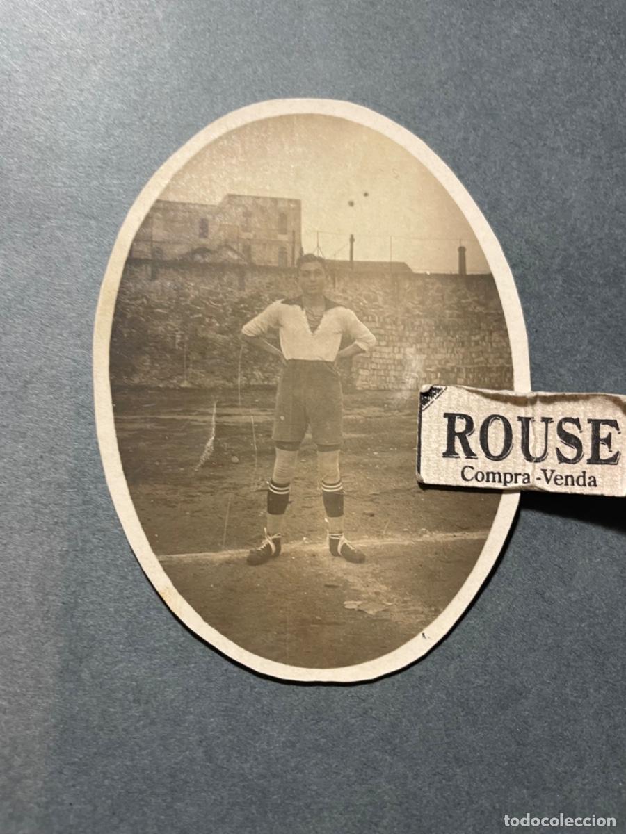Sports collectibles: ANTIGUA FOTOGRAFIA FUTBOLISTA - 21 ENERO 1921 - 10,5X7,5 CM.
