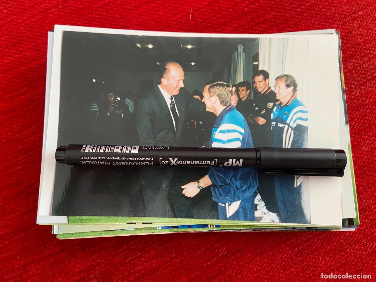 Sports collectibles: R26683 FOTO FOTOGRAFIA SELECCION ESPA&Ntilde;OLA ESPA&Ntilde;A ENTRENADOR JAVIER CLEMENTE REY JUAN CARLOS