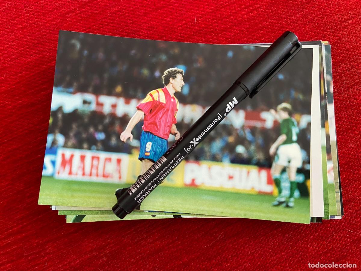 Sports collectibles: R26685 FOTO FOTOGRAFIA SELECCION ESPA&Ntilde;OLA ESPA&Ntilde;A EMILIO BUTRAGUE&Ntilde;O BUITRE