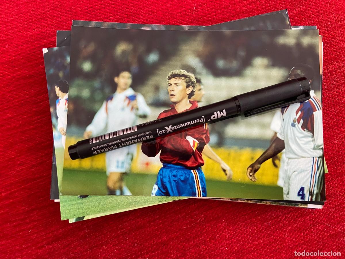 Sports collectibles: R26687 FOTO FOTOGRAFIA SELECCION ESPA&Ntilde;OLA ESPA&Ntilde;A EMILIO BUTRAGUE&Ntilde;O BUITRE
