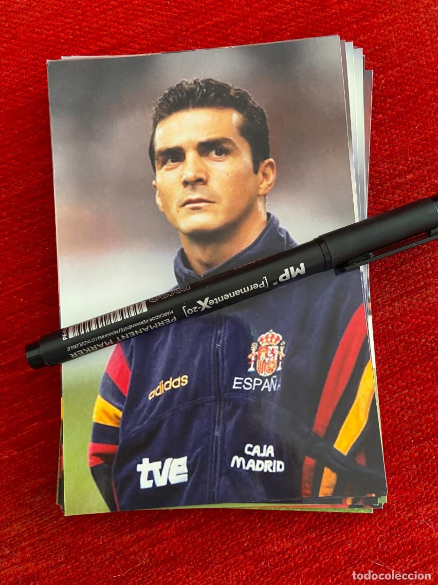 Sports collectibles: R26701 FOTO FOTOGRAFIA ESPA&Ntilde;A SELECCION ESPA&Ntilde;OLA GUILLERMO AMOR