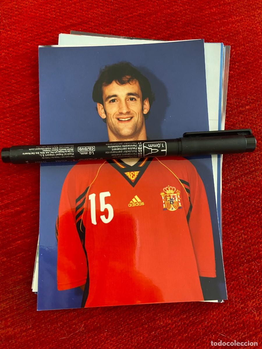 Collectionnisme sportif: R26724 FOTO FOTOGRAFIA ESPA&Ntilde;A SELECCION ESPA&Ntilde;OLA JOSEBA ETXEBERRIA