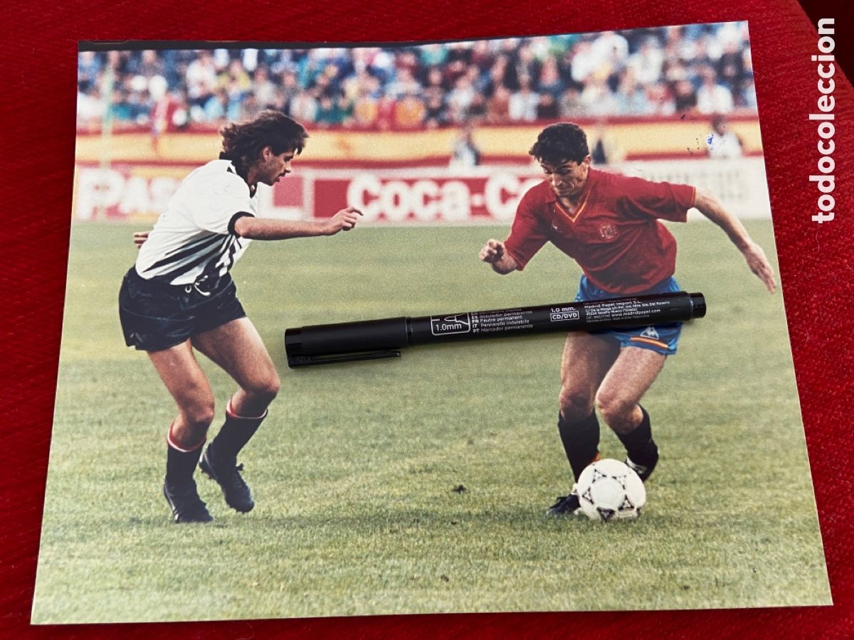 Sports collectibles: FF875 GRAN FOTO FOTOGRAFIA ORIGINAL SELECCION ESPA&Ntilde;OLA ESPA&Ntilde;A JIMENEZ