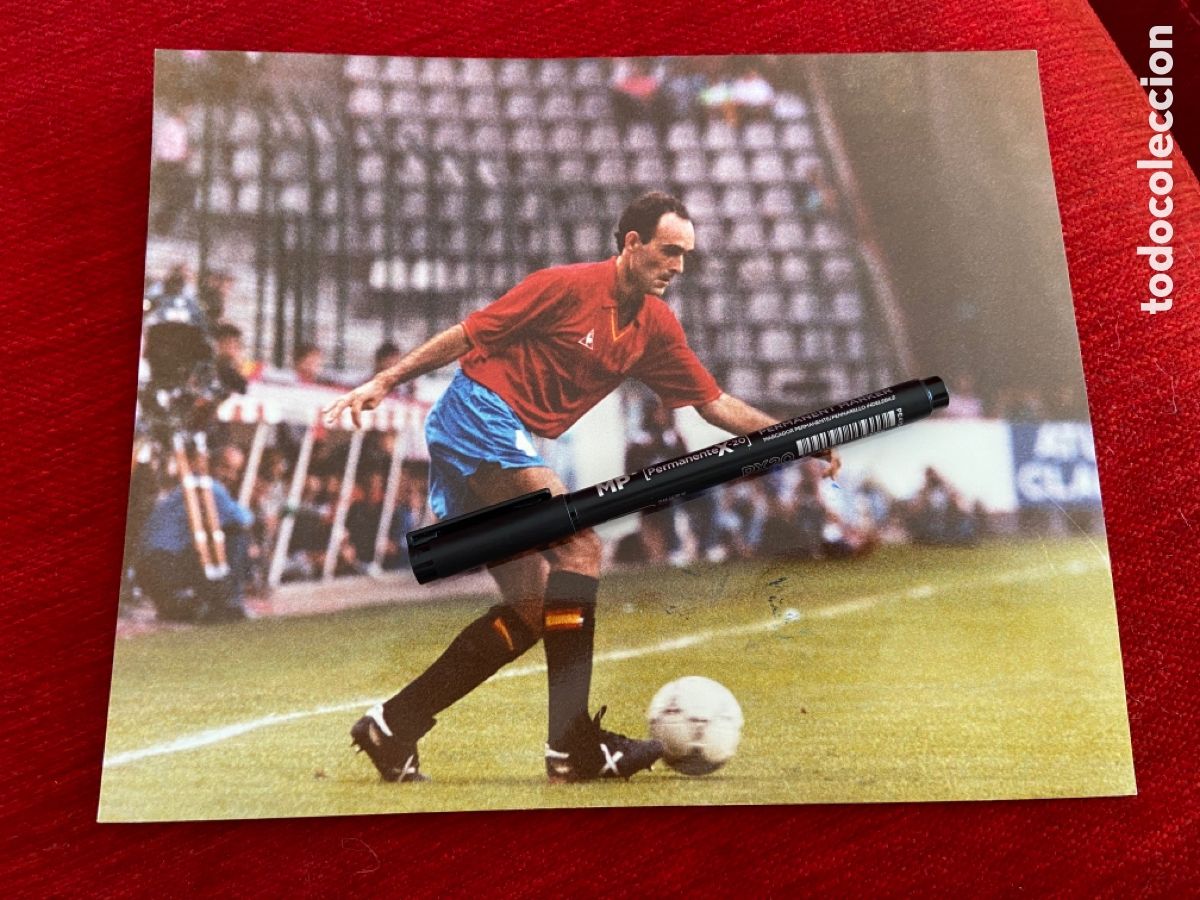 Sports collectibles: FF876 GRAN FOTO FOTOGRAFIA ORIGINAL SELECCION ESPA&Ntilde;OLA ESPA&Ntilde;A RAFA PAZ