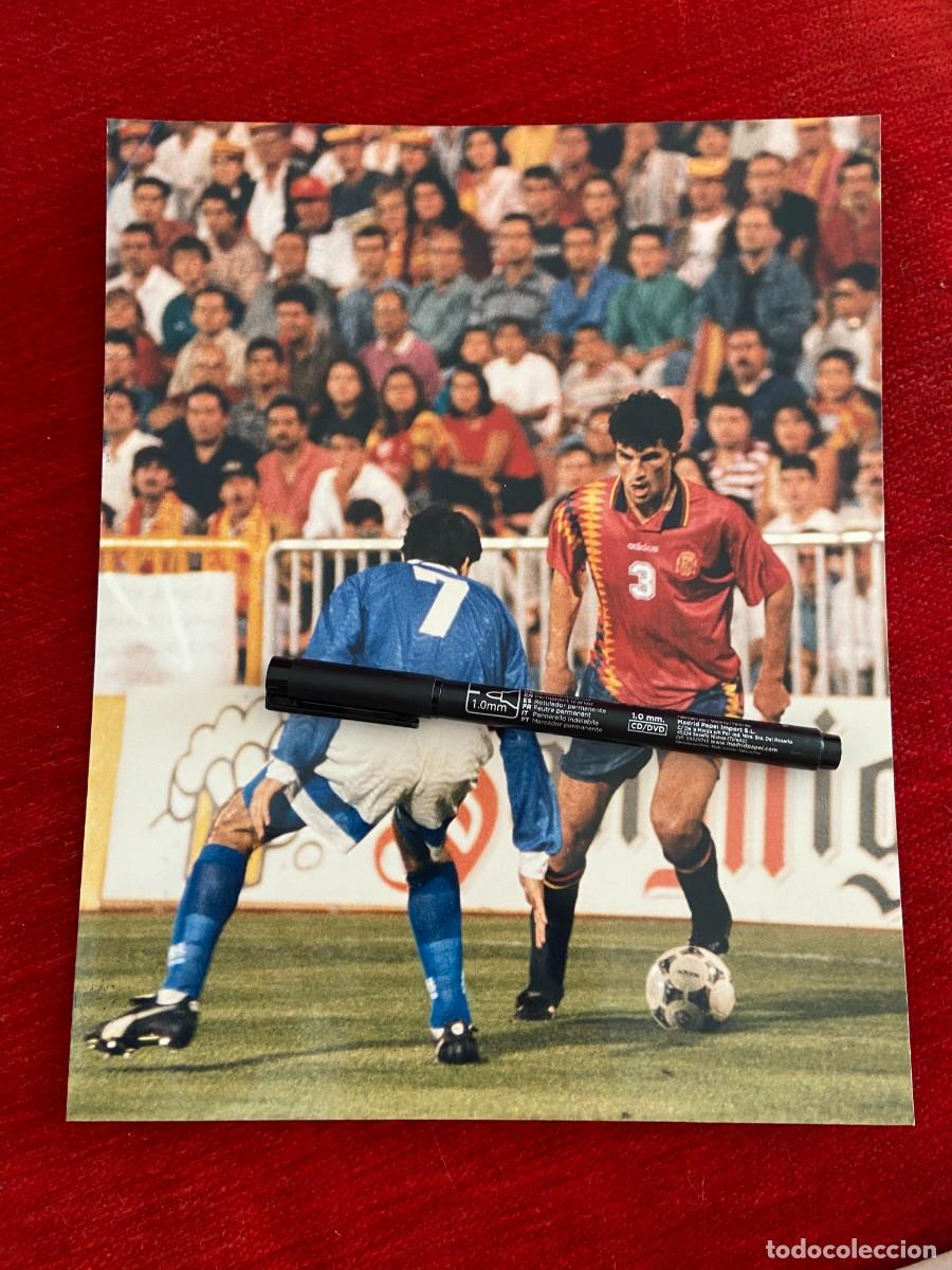 Sports collectibles: FF877 GRAN FOTO FOTOGRAFIA ORIGINAL SELECCION ESPA&Ntilde;OLA ESPA&Ntilde;A CHIPRE (6-9-1995) ARANZABAL