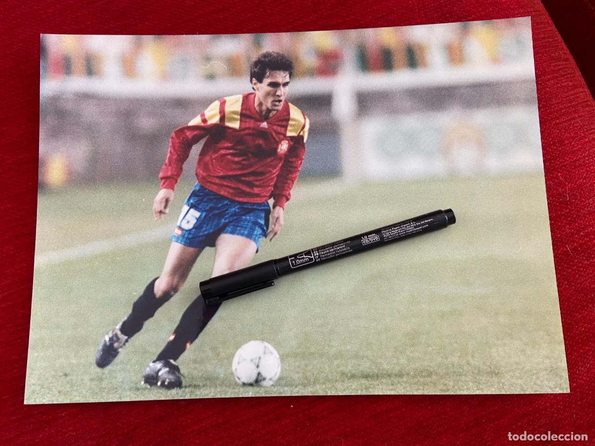 Sports collectibles: FF881 GRAN FOTO FOTOGRAFIA ORIGINAL SELECCION ESPA&Ntilde;OLA ESPA&Ntilde;A ALDANA
