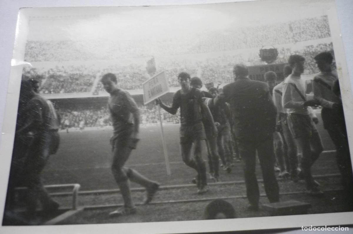 Sports collectibles: foto acto deportivo futbol penya barcelonista mataro cm