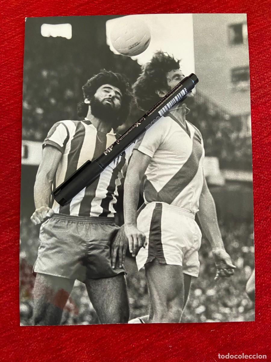 Collectionnisme sportif: F31579 FOTO FOTOGRAFIA ORIGINAL RAYO VALLECANO SPORTING GIJON FERNANDO MORENA JIMENEZ