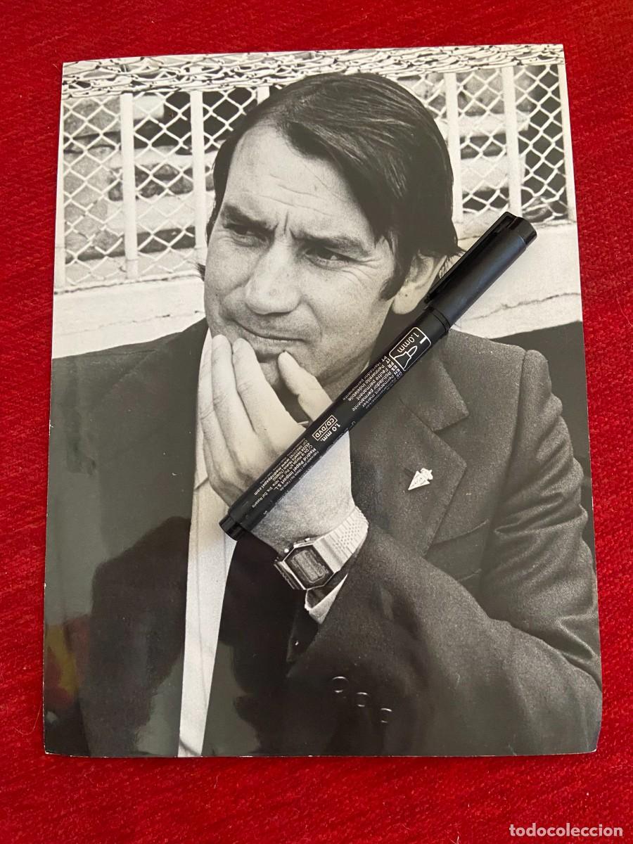 Collectionnisme sportif: F31668 FOTO FOTOGRAFIA ORIGINAL VICENTE MIERA ENTRENADOR SPORTING GIJON