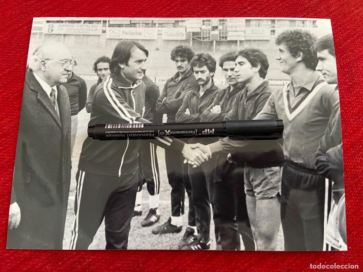 Collectionnisme sportif: F31674 FOTO FOTOGRAFIA ORIGINAL VICENTE MIERA ENTRENADOR ESPA&Ntilde;OL ESPANYOL (21-12-1979)