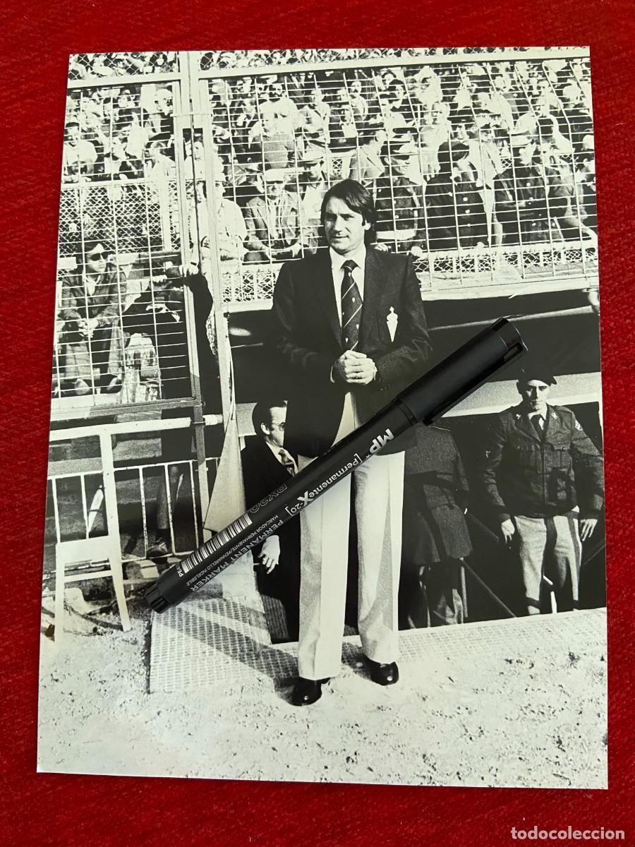 Collectionnisme sportif: F31683 FOTO FOTOGRAFIA ORIGINAL VICENTE MIERA ENTRENADOR SPORTING GIJON