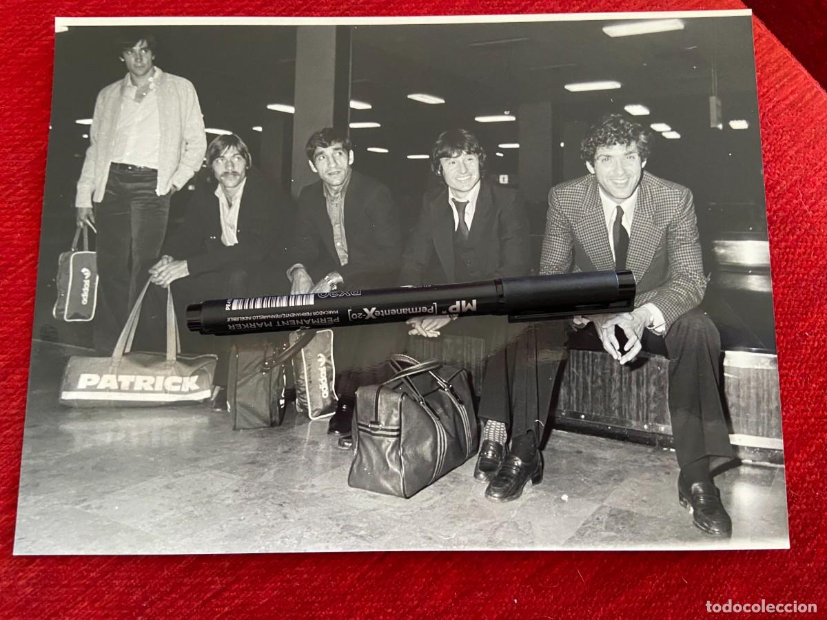 Collectionnisme sportif: F31709 FOTO FOTOGRAFIA ORIGINAL ESPA&Ntilde;A (8-12-1979) MIGUELI OLMO VICTOR VILLAR CARRASCO