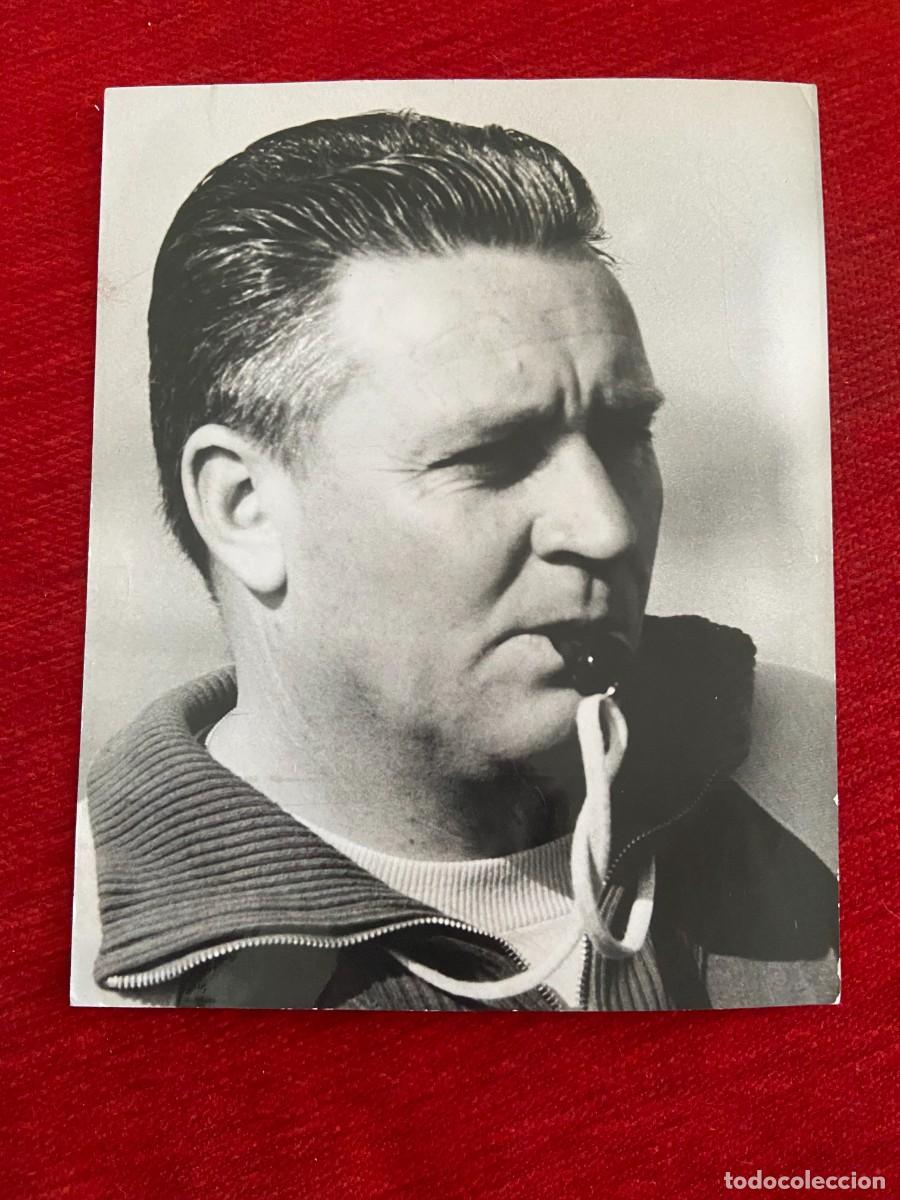 Collectionnisme sportif: F31836 FOTO FOTOGRAFIA ORIGINAL ENTRENADOR LAS PALMAS LUIS MOLOWNY (10-2-1968)