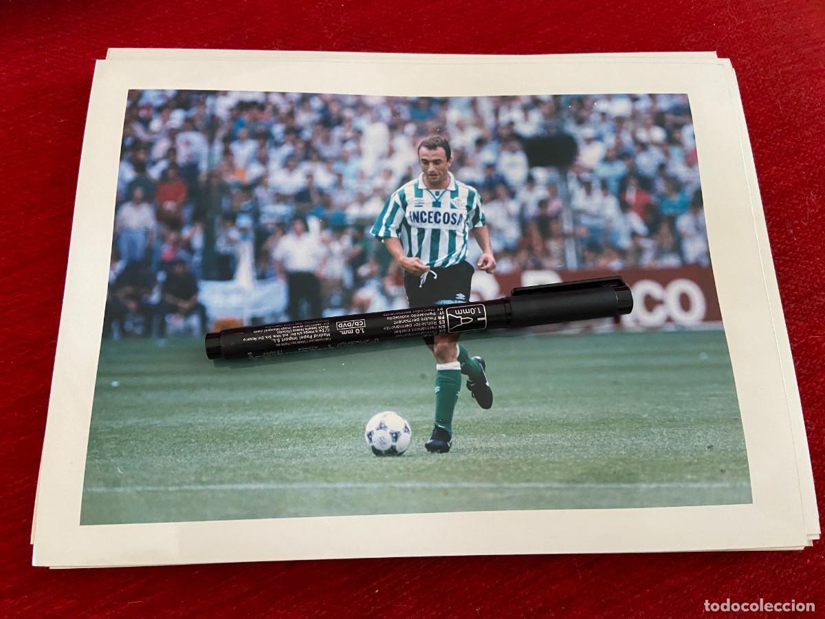 Sports collectibles: F32001 FOTO FOTOGRAFIA ORIGINAL REAL BETIS CUELLAR