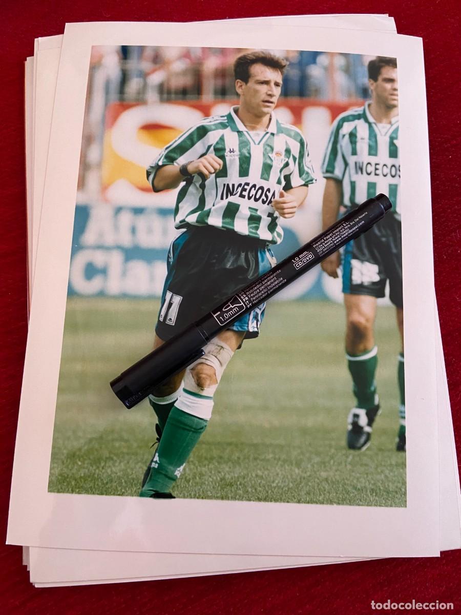Collectionnisme sportif: F32118 FOTO FOTOGRAFIA ORIGINAL FUTBOL REAL BETIS ALFONSO PEREZ