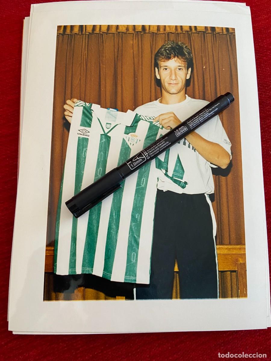 Collectionnisme sportif: F32119 FOTO FOTOGRAFIA ORIGINAL FUTBOL REAL BETIS ALFONSO PEREZ