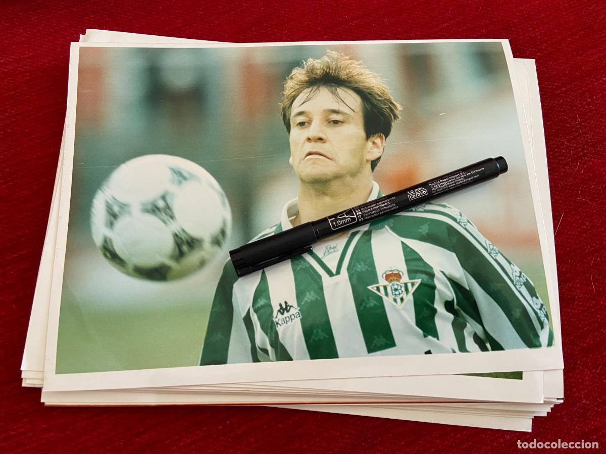 Collectionnisme sportif: F32120 FOTO FOTOGRAFIA ORIGINAL FUTBOL REAL BETIS ALFONSO PEREZ