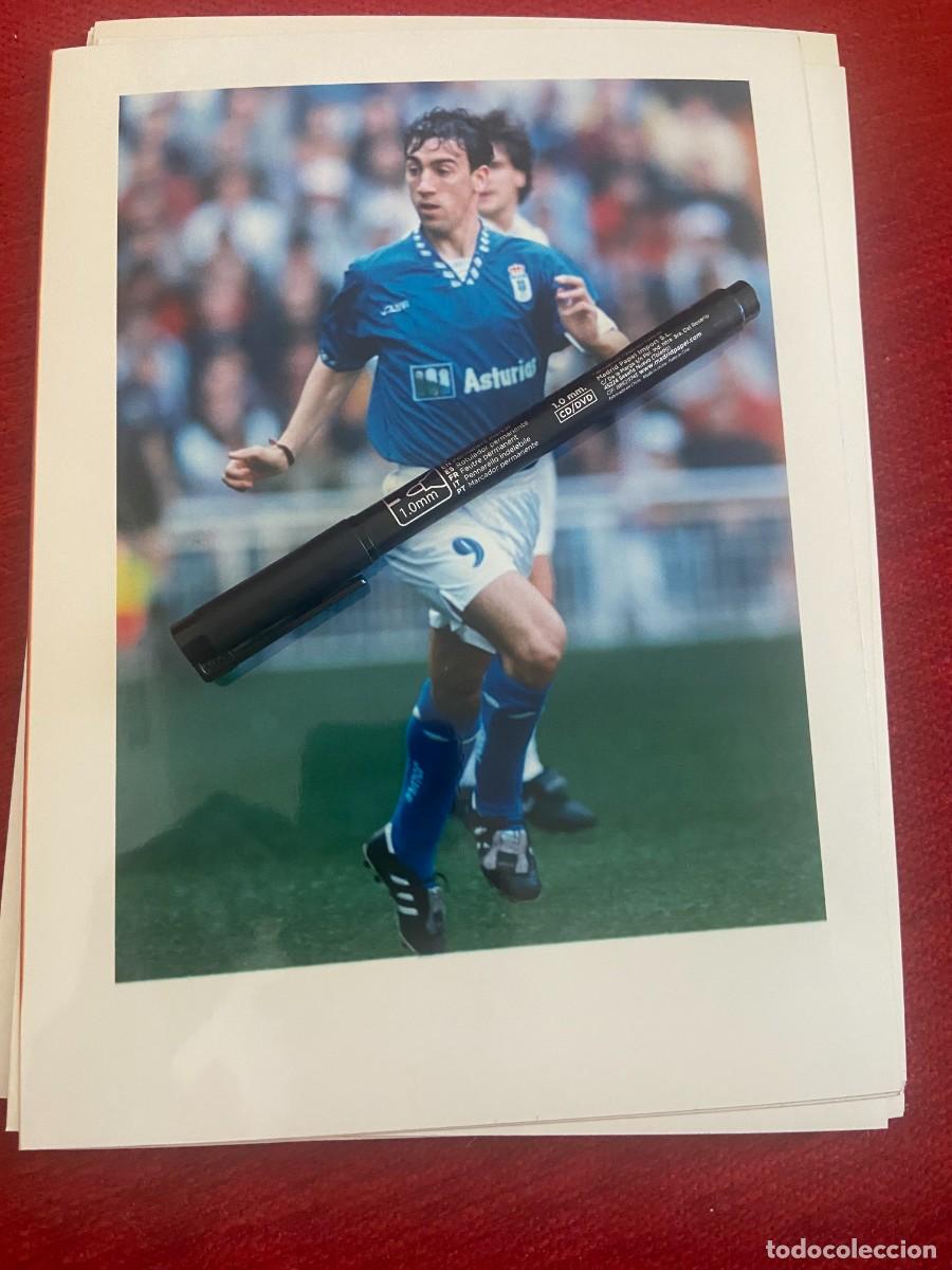 Collectionnisme sportif: F32138 FOTO FOTOGRAFIA ORIGINAL FUTBOL REAL OVIEDO OLI JESUS ALVAREZ GONZALEZ