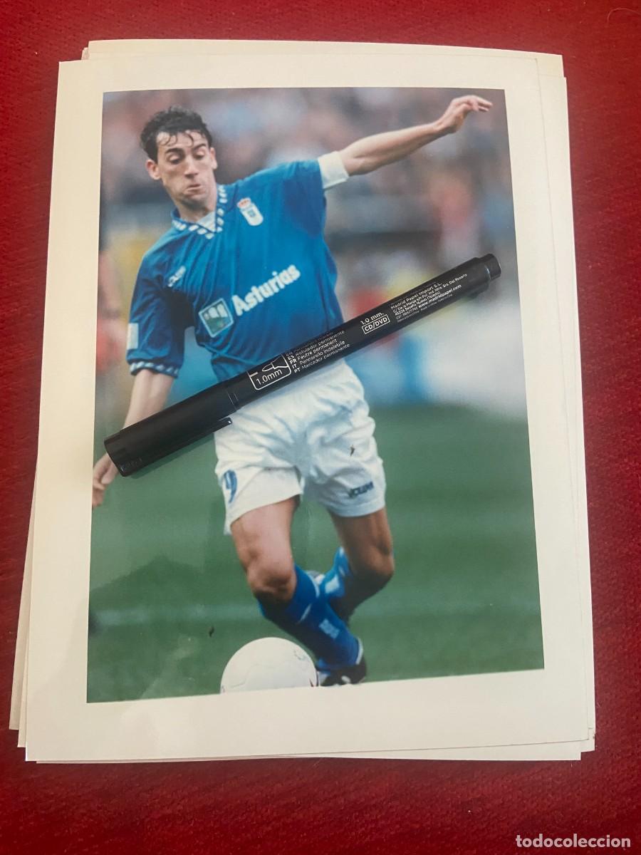 Collectionnisme sportif: F32139 FOTO FOTOGRAFIA ORIGINAL FUTBOL REAL OVIEDO OLI JESUS ALVAREZ GONZALEZ
