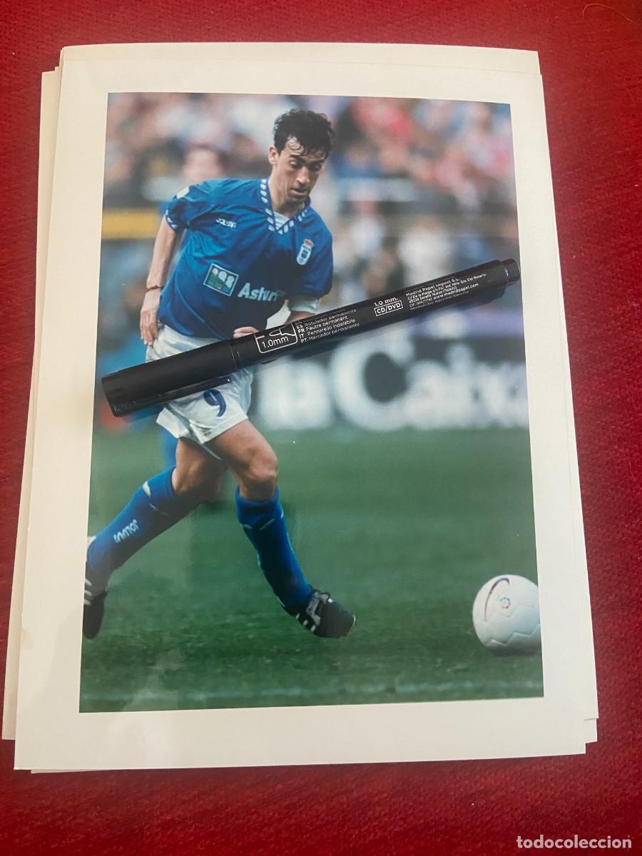 Collectionnisme sportif: F32140 FOTO FOTOGRAFIA ORIGINAL FUTBOL REAL OVIEDO OLI JESUS ALVAREZ GONZALEZ