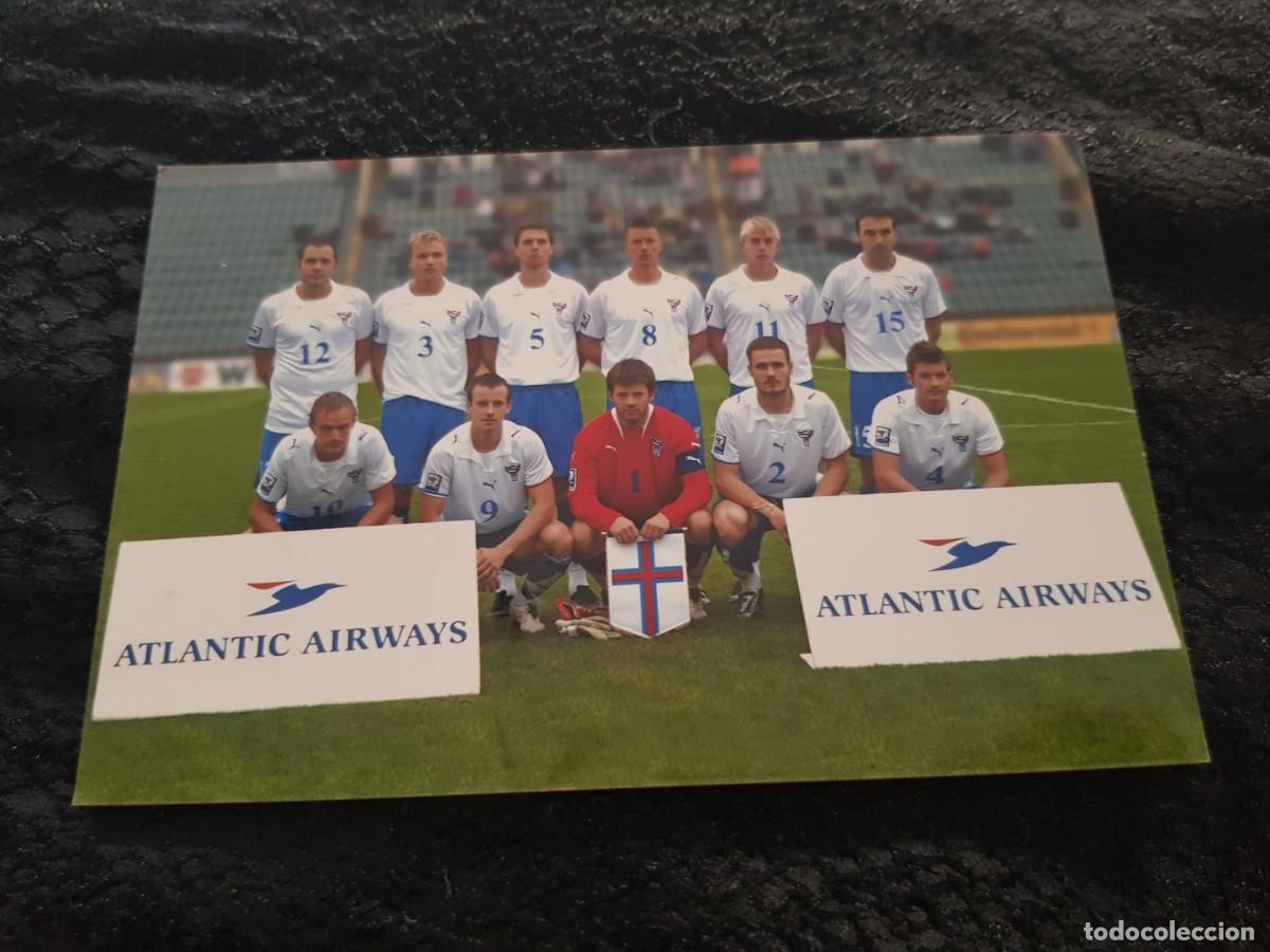 Collectionnisme sportif: Fotograf&iacute;a alineaci&oacute;n Selecci&oacute;n de Islas Feroe (2008)