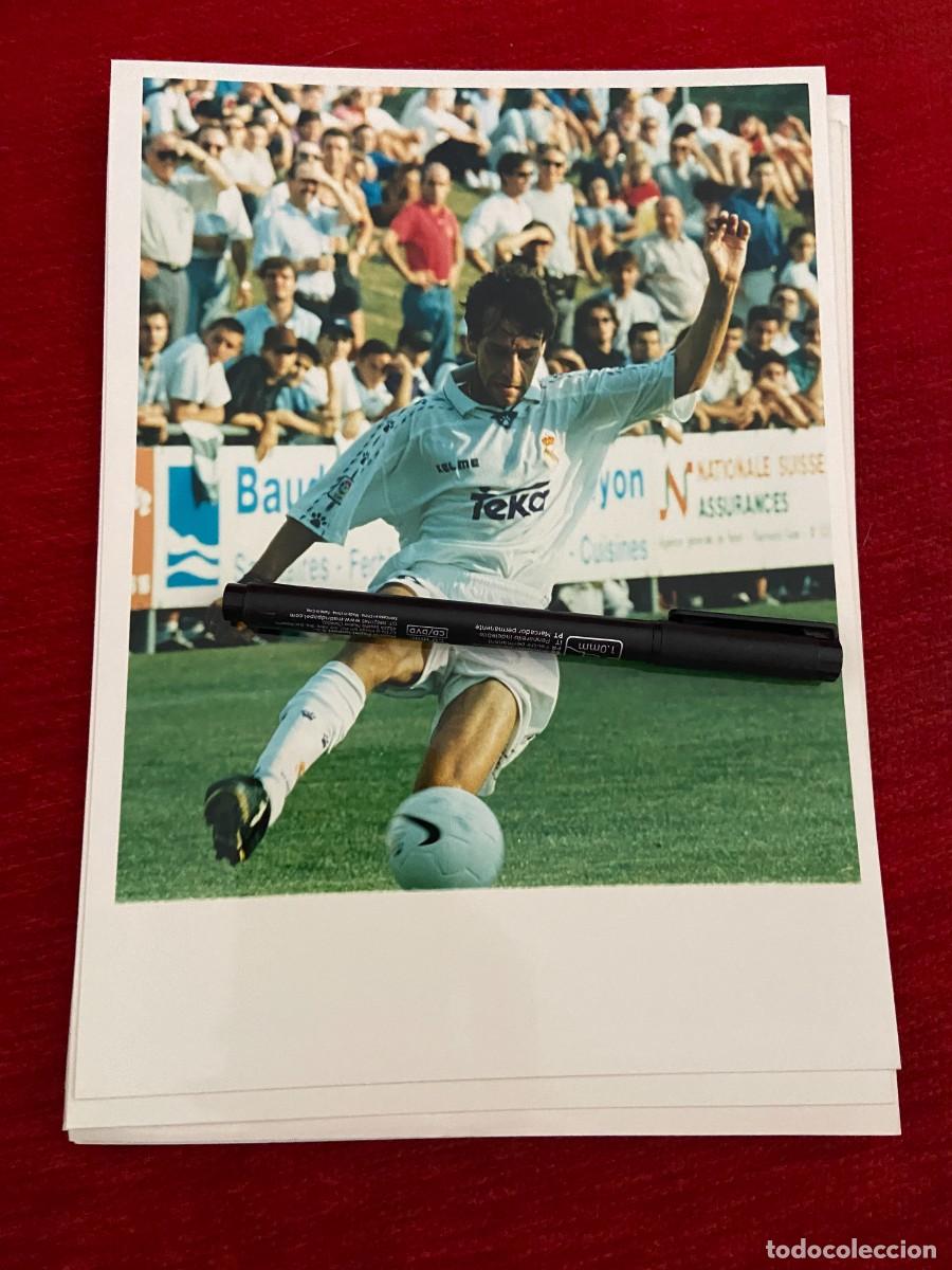 Sammelleidenschaft Sport: F32229 FOTO FOTOGRAFIA ORIGINAL FUTBOL REAL MADRID ALFONSO PEREZ