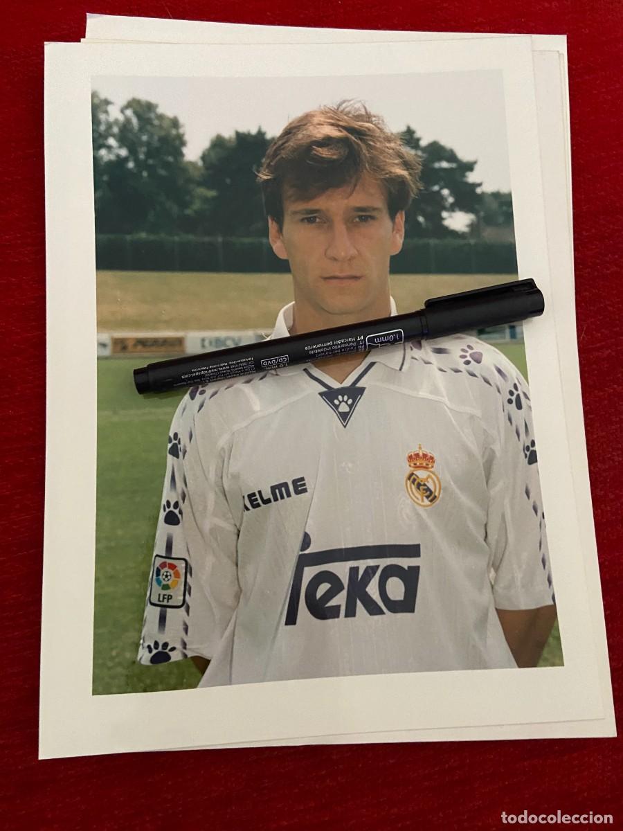 Sports collectibles: F32230 FOTO FOTOGRAFIA ORIGINAL FUTBOL REAL MADRID ALFONSO PEREZ