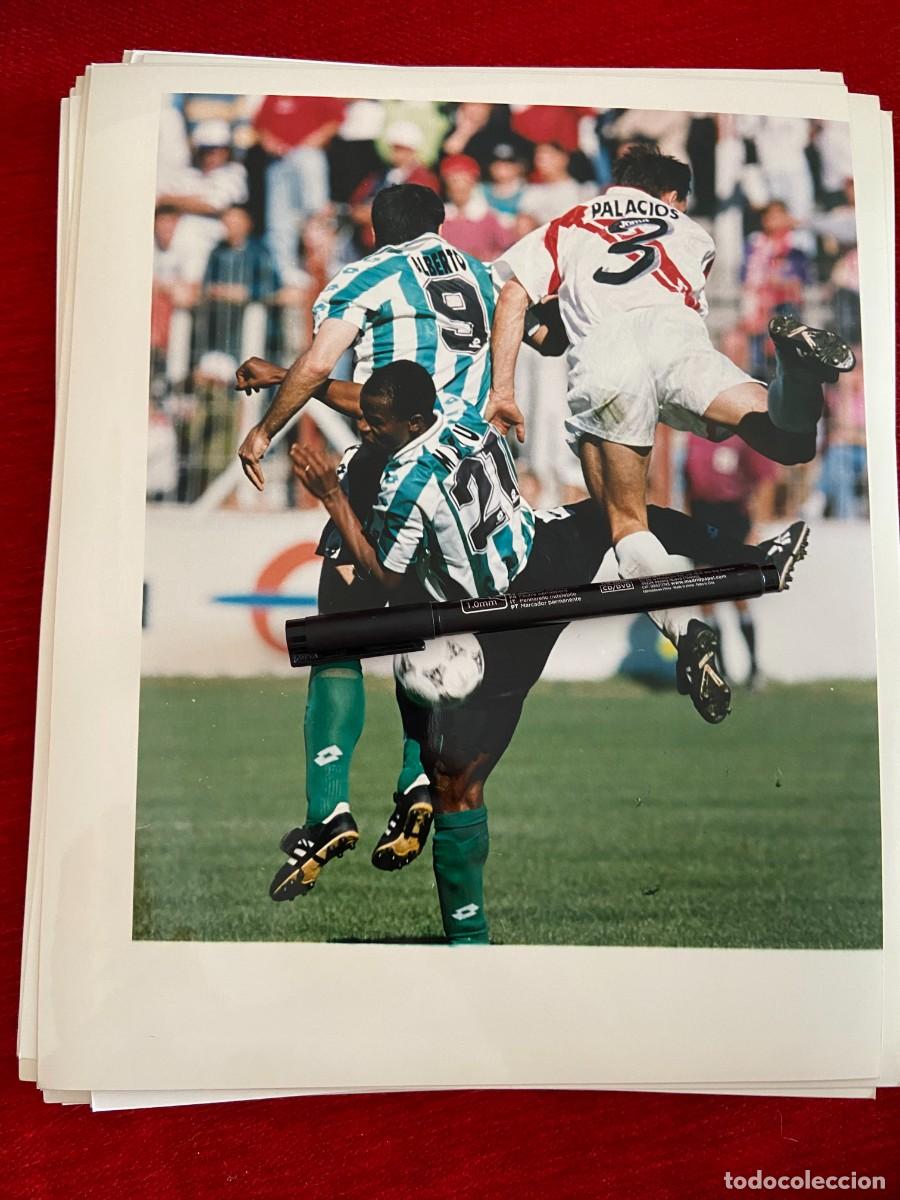 Collectionnisme sportif: FF924 GRAN FOTO FOTOGRAFIA ORIGINAL RAYO VALLECANO &iquest;REAL BETIS? PALACIOS ALBERTO
