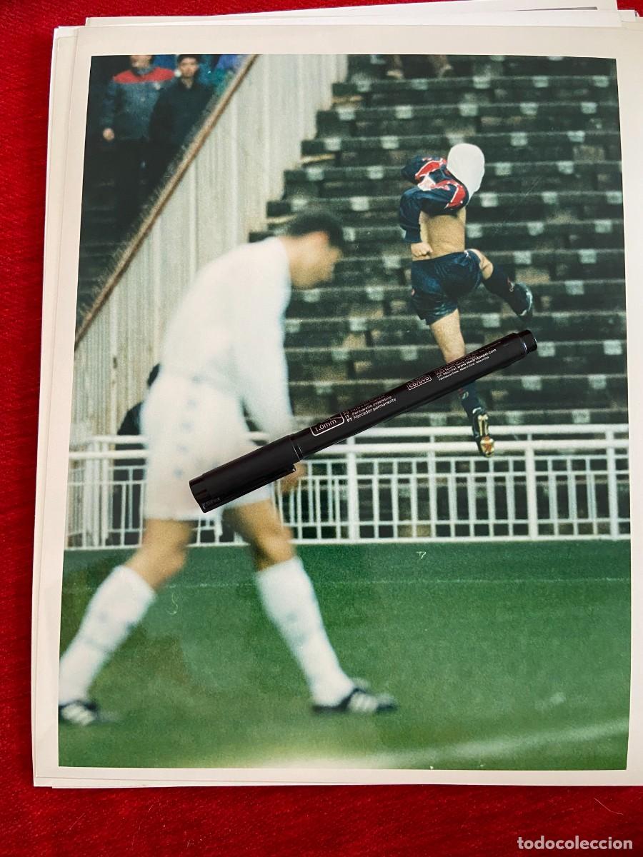 Collectionnisme sportif: FF961 GRAN FOTO FOTOGRAFIA ORIGINAL REAL MADRID Y ...??? CELEBRACION GOL