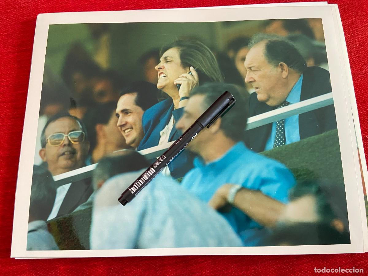 Collectionnisme sportif: FF999 GRAN FOTO FOTOGRAFIA ORIGINAL RAYO VALLECANO PRESIDENTA TERESA RIVERO