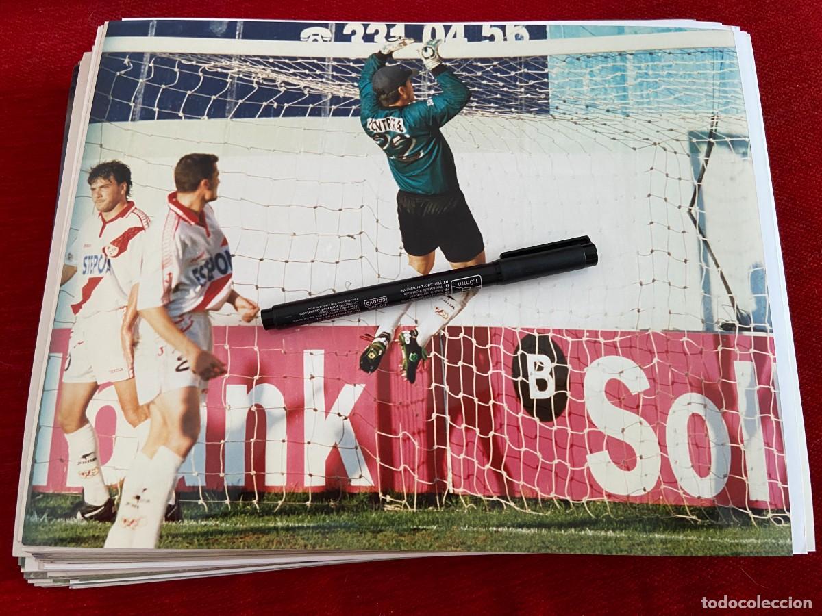 Collectionnisme sportif: FF1018 GRAN FOTO FOTOGRAFIA ORIGINAL RAYO VALLECANO CONTRERAS