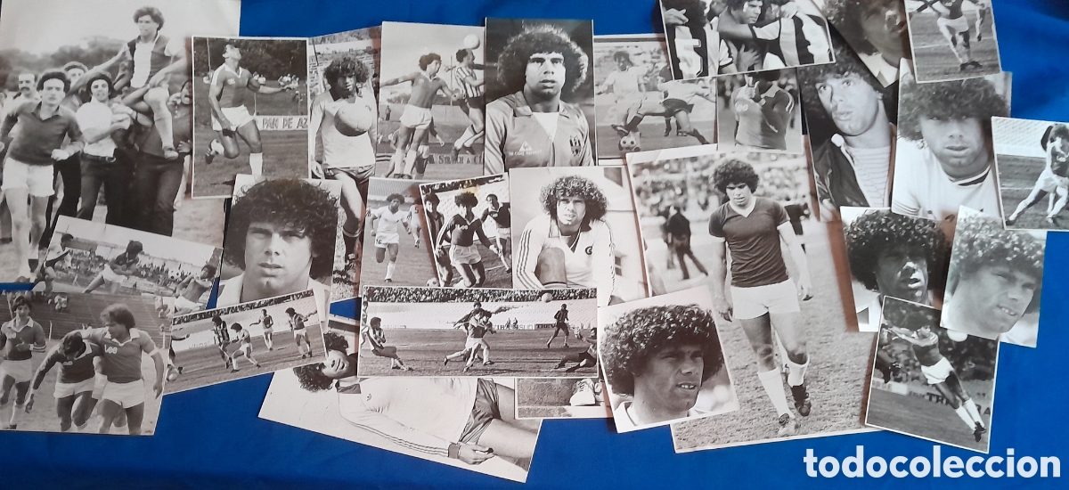 Sports collectibles: Documentos fotogr&aacute;ficos del futbolista uruguayo Jos&eacute; Luis Russo