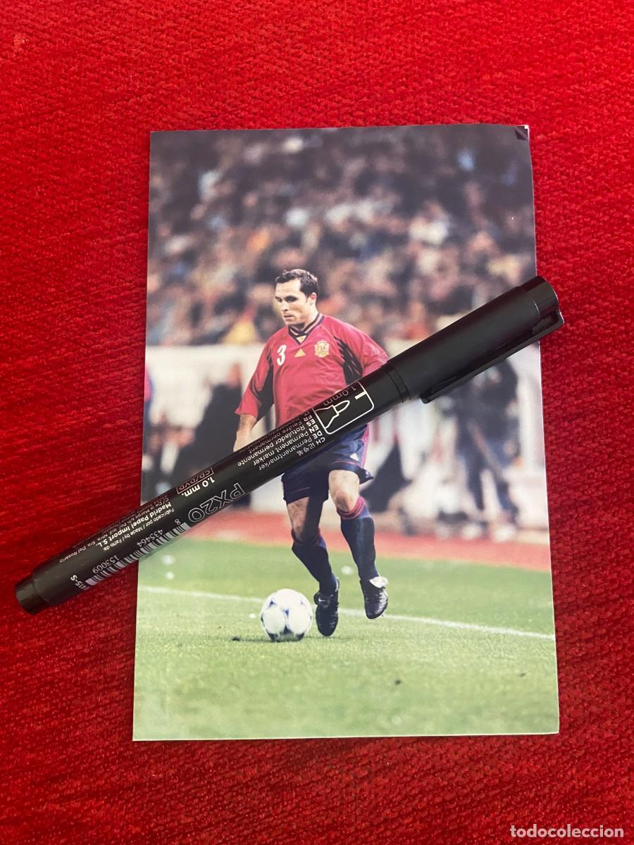 Sports collectibles: R27070 FOTO FOTOGRAFIA ORIGINAL SELECCION ESPA&Ntilde;OLA ESPA&Ntilde;A ISRAEL (10-10-1999) SERGI BARJUAN