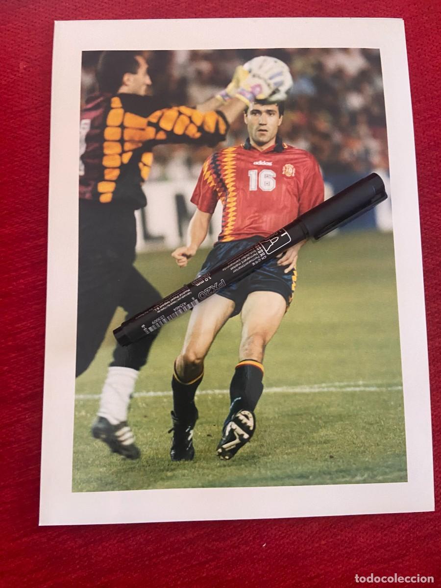 Sports collectibles: F32681 FOTO FOTOGRAFIA ORIGINAL SELECCION ESPA&Ntilde;OLA ESPA&Ntilde;A JULIO SALINAS