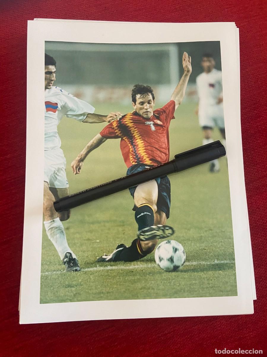 Sports collectibles: F32683 FOTO FOTOGRAFIA ORIGINAL SELECCION ESPA&Ntilde;OLA ESPA&Ntilde;A JUAN ANTONIO GOICOETXEA