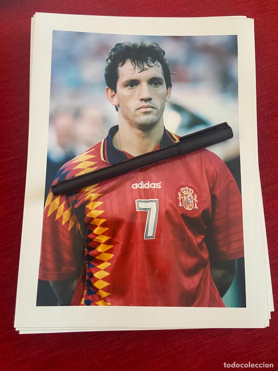 Sports collectibles: F32684 FOTO FOTOGRAFIA ORIGINAL SELECCION ESPA&Ntilde;OLA ESPA&Ntilde;A JUAN ANTONIO GOICOETXEA