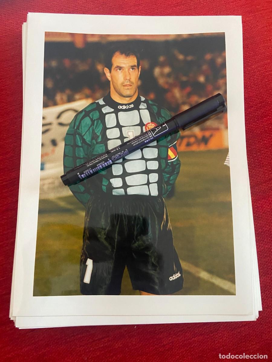 Collectionnisme sportif: F32706 FOTO FOTOGRAFIA ORIGINAL SELECCION ESPA&Ntilde;OLA ESPA&Ntilde;A ZUBI ZUBIZARRETA