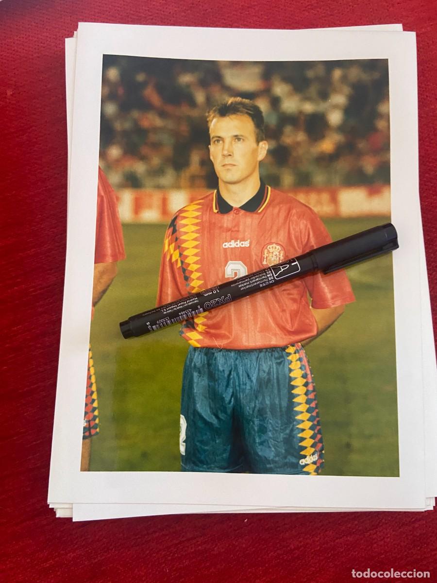 Collectionnisme sportif: F32712 FOTO FOTOGRAFIA ORIGINAL SELECCION ESPA&Ntilde;OLA ESPA&Ntilde;A BELSUE