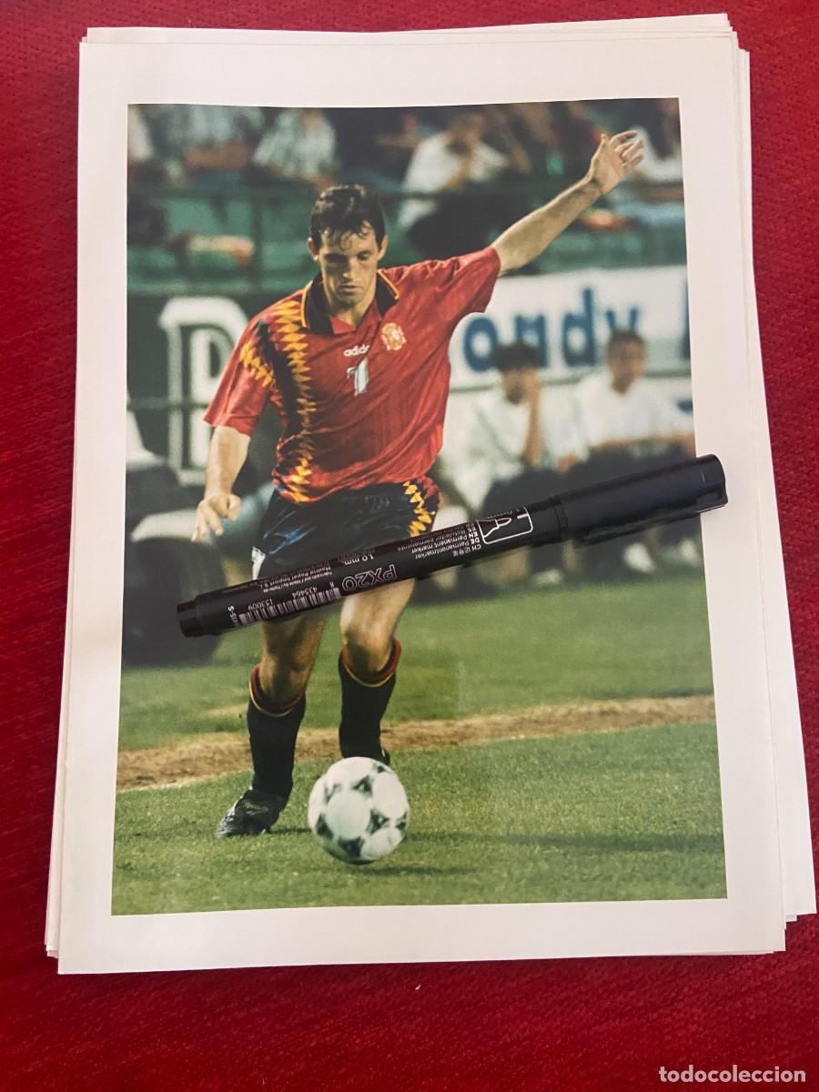 Collectionnisme sportif: F32734 FOTO FOTOGRAFIA ORIGINAL SELECCION ESPA&Ntilde;OLA ESPA&Ntilde;A GOICOETXEA