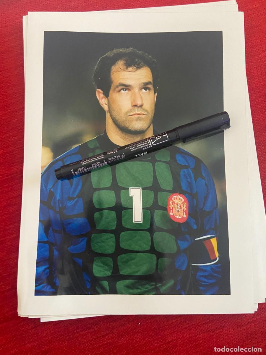 Collectionnisme sportif: F32736 FOTO FOTOGRAFIA ORIGINAL SELECCION ESPA&Ntilde;OLA ESPA&Ntilde;A ZUBI ZUBIZARRETA