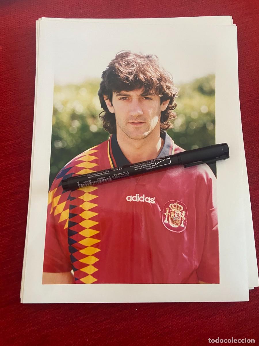 Collectionnisme sportif: F32739 FOTO FOTOGRAFIA ORIGINAL SELECCION ESPA&Ntilde;OLA ESPA&Ntilde;A BAKERO BAQUERO