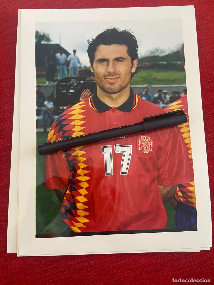 Collectionnisme sportif: F32745 FOTO FOTOGRAFIA ORIGINAL SELECCION ESPA&Ntilde;OLA ESPA&Ntilde;A RAFAEL ALKORTA