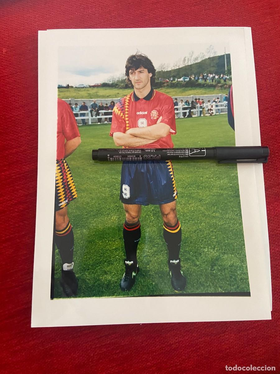 Collectionnisme sportif: F32746 FOTO FOTOGRAFIA ORIGINAL SELECCION ESPA&Ntilde;OLA ESPA&Ntilde;A RAFAEL ALKORTA