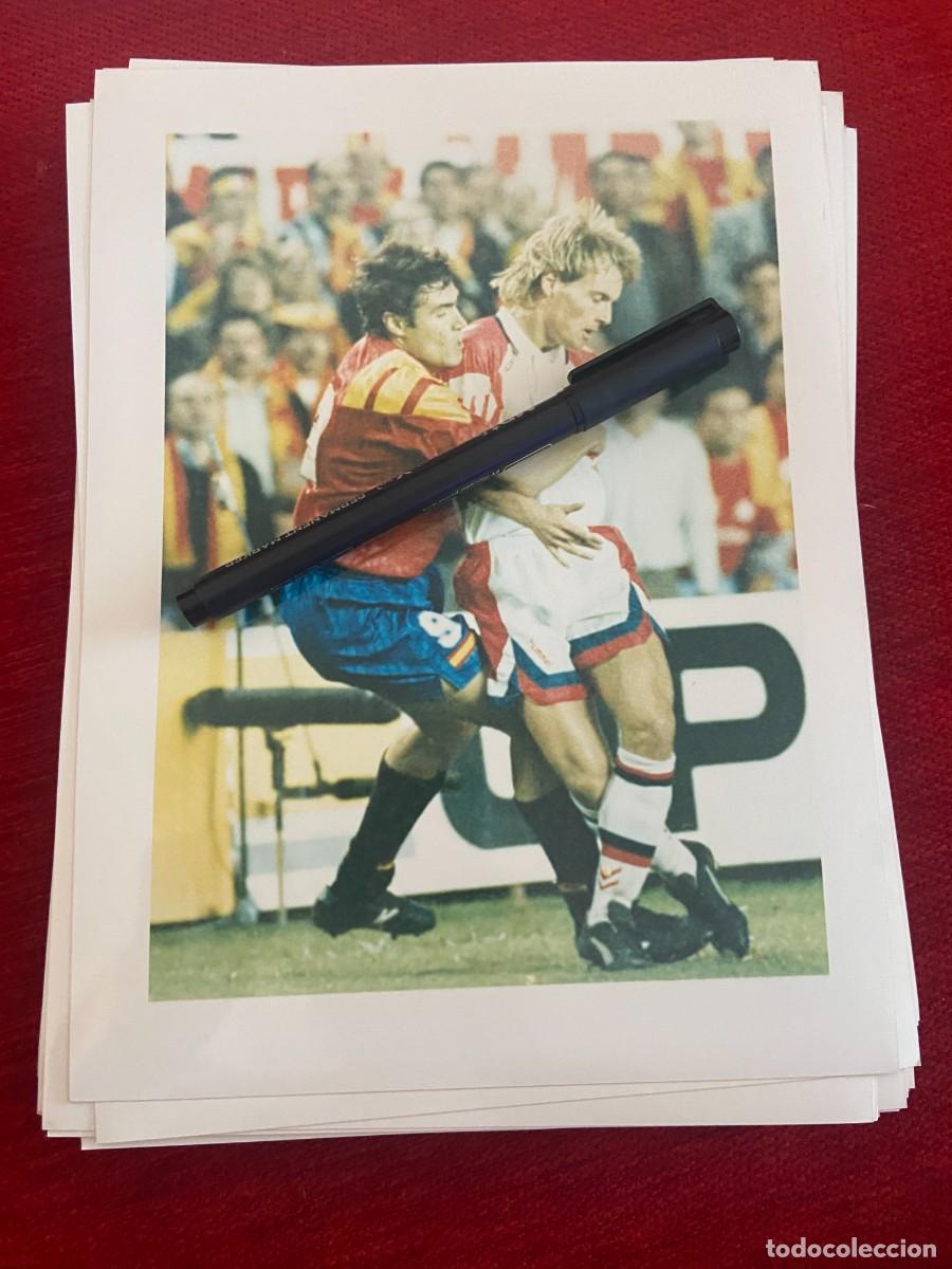 Collectionnisme sportif: F32755 FOTO FOTOGRAFIA ORIGINAL SELECCION ESPA&Ntilde;OLA ESPA&Ntilde;A JULIO SALINAS