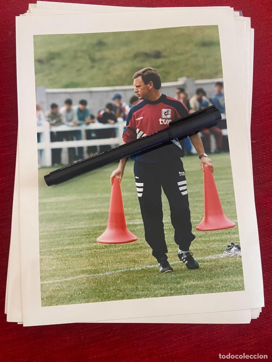 Collectionnisme sportif: F32756 FOTO FOTOGRAFIA ORIGINAL SELECCION ESPA&Ntilde;OLA ESPA&Ntilde;A JAVIER CLEMENTE